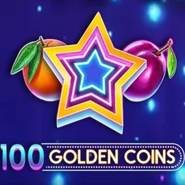 100 Golden Coins slot logo by Amusnet Interactive at Hercules Casino