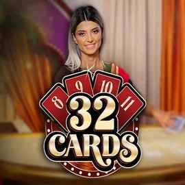 32 Cards slot logo by Ezugi at Hercules Casino