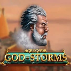 Age Of The Gods: God of Storms logo by Playtech at Hercules Casino