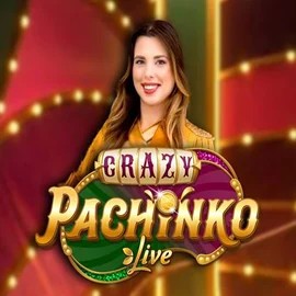 Crazy Pachinko logo – Live Casino by Evolution at Hercules Casino