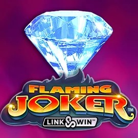 Flaming Joker Link and Win online game logo by Barstruck on herculescasino.eu.com