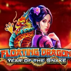 Floating Dragon Year of the Snake slot visual from Pragmatic Play available on herculescasino.eu.com