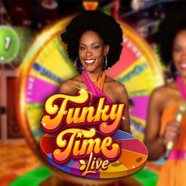 Funky Time slot visual from Evolution available on herculescasino.eu.com