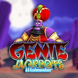 Genie Jackpots Wishmaker slot visual from Blueprint Gaming available on herculescasino.eu.com