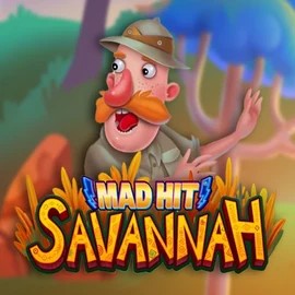 Mad Hit Savannah slot logo by RubyPlay at Hercules CasinoMad Hit Savannah