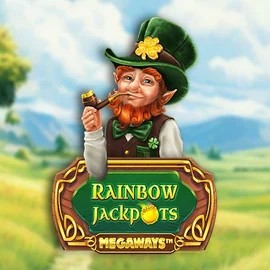 Official Jackpots logo: Rainbow Jackpots Megaways by Red Tiger Gaming at Hercules Casino