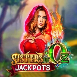 Sisters Of Oz Jackpots logo by Triple Edge Studios at Hercules Casino